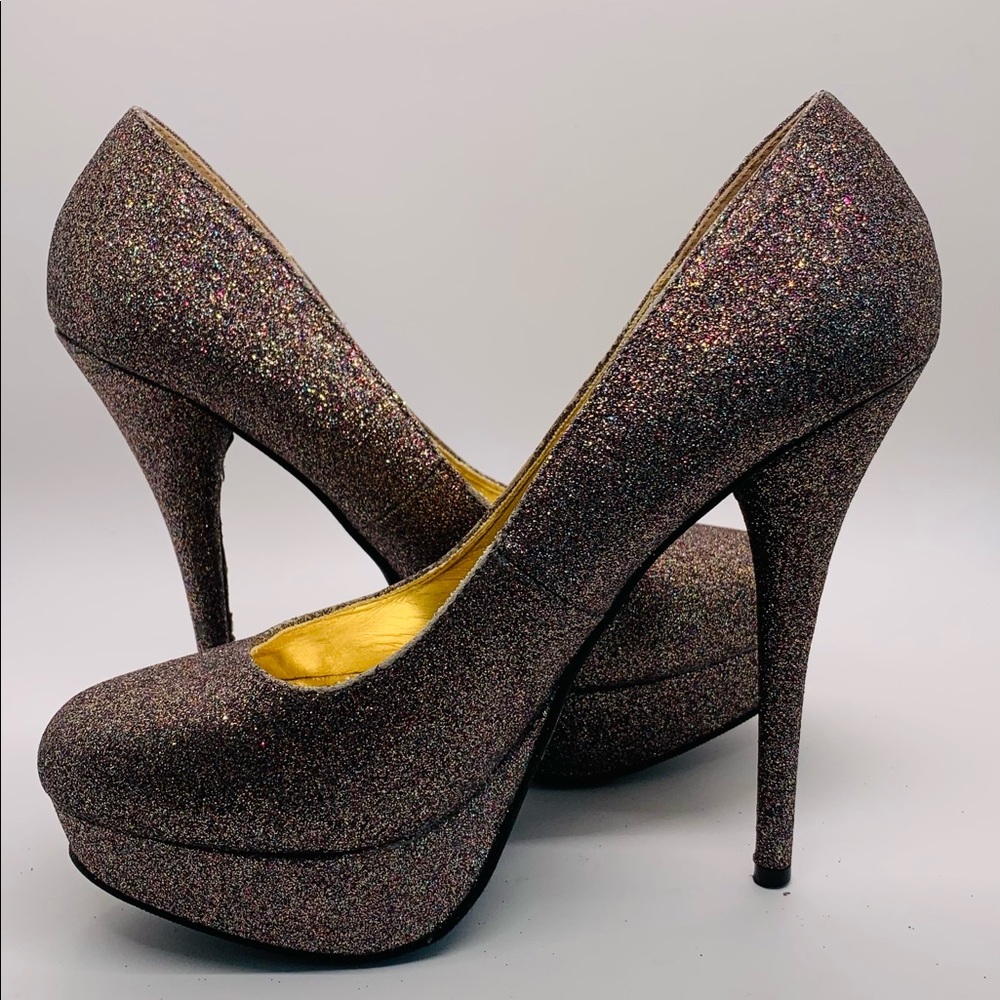 CHARLOTTE RUSSE 5” Shimmer Stiletto Heels size 8
